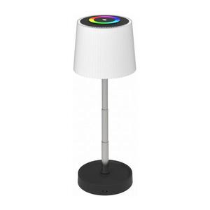 Lampă de masă reîncărcabilă pentru exterior, LED RGBW cu reglare a intensității, 2W/5V, IP44, 1200 mAh, gri imagine