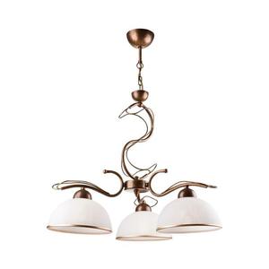 Candelabru pe tijă COBRA, 3x E27, 60W, 230V, bronz patinat imagine