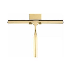 REA-72069 - Racletă pentru geam cu suport, finisaj auriu periat imagine