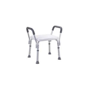 Scaun 55, 5x56 cm argintiu/alb imagine