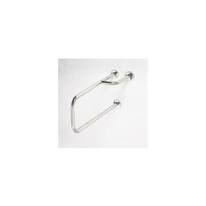 Bară de sprijin 23, 5 x 38 cm, inox/argintiu imagine