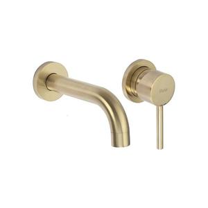 REA-B8652 - Baterie lavoar LUNGO pentru instalare încastrată, auriu periat imagine