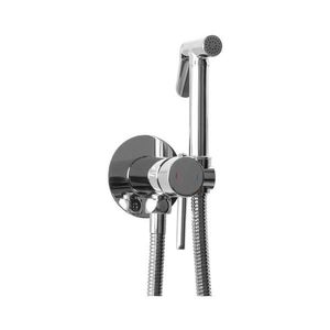 Baterie pentru bideu LUNGO, montaj încastrat, cu duș, crom lucios - REA-B4106 imagine