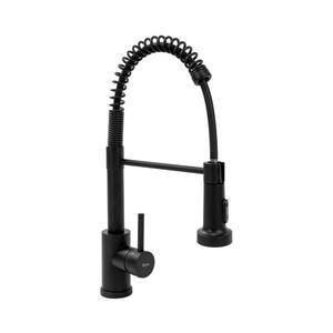 REA-B4820 - Baterie pentru chiuvetă COLIN, 42, 5 cm, cu duș extractabil, negru imagine