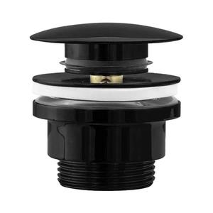 REA-A4100 - Scurgere CLICK-CLACK pentru lavoar, Ø 6, 4 cm, negru lucios imagine