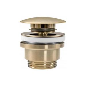 REA-A8585 - l de scurgere CLICK-CLACK pentru lavoar, Ø 6, 4 cm, auriu periat imagine