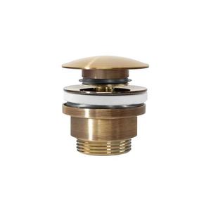 REA-A8110 - l de scurgere pentru lavoar CLICK-CLACK Ø 6, 4 cm, auriu imagine