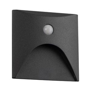 39131 - Lampă LED pentru trepte EXIN cu senzor 2, 5W/230V 3000K IP65, antracit, formă pătrată imagine