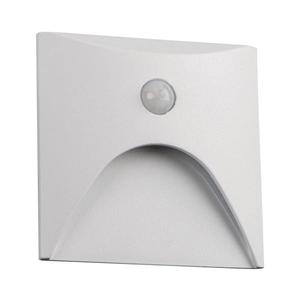 39141 - Aplica LED pentru scări EXIN cu senzor, 2, 5W/230V, 4000K, IP65, alb, pătrat imagine