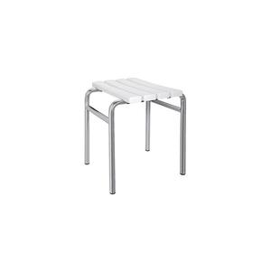 Scaun 44x45 cm argintiu/alb imagine