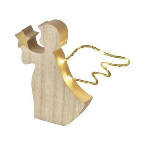 Decorațiune de Crăciun LED – Înger, 8 LED, funcționează cu 2x AAA imagine