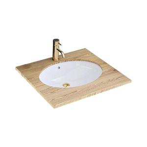 Lavoar încastrat NEL REA-U6330, 39 x 47, 5 cm, ceramică, alb lucios imagine