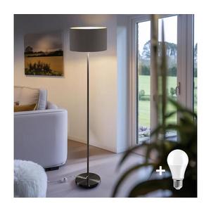 Lampadar LED TUNJA 1xE27/20W/230V, diam. 38 cm, negru/maro imagine