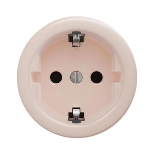 lap - Priză retro casnică SCHUKO 230V/16A fără ramă, roz vintage imagine