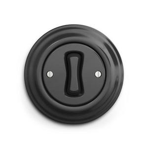 lap - Buton retro cu ramă antracit imagine