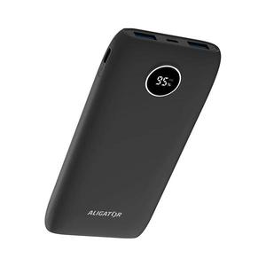 Aligator PBPD10BK - Powerbank cu ecran LCD, PD 10000 mAh/20W/3, 7V, negru imagine
