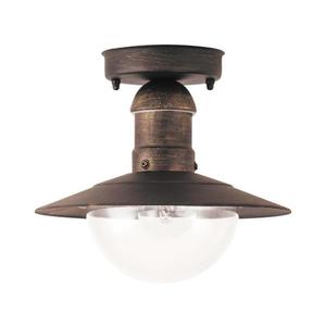 Plafonieră pentru exterior MOLDE 1xE27/60W IP44 bronz/patină - Brilagi imagine