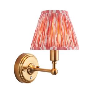 Lampă LED reîncărcabilă dimabilă de perete Endon 114817 BURLEY LED/1, 5W/5V alamă/roz imagine