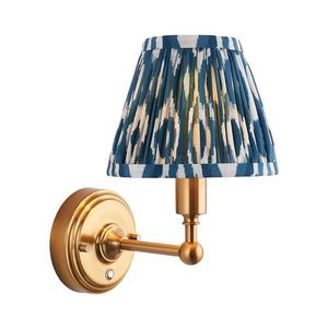 Lampă LED reîncărcabilă dimabilă de perete Endon 114827 BURLEY LED/1, 5W/5V alamă/albastru imagine