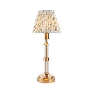 Lampă LED reîncărcabilă dimabilă de masă Endon 114838 MORTON LED/1, 5W/5V alamă/verde imagine