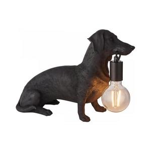 Lampă de masă Endon 101188 DACHSHUND 1xE27/10W/230V negru imagine