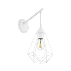 Eglo 79084 - Aplica de perete BYRON, 1 x E27, 60 W, 230 V, albă imagine