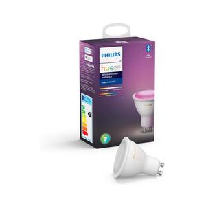 LED Bec dimmabil Philips Hue WHITE AND COLOR AMBIANCE GU10/5, 7W/230V 2000-6500K imagine