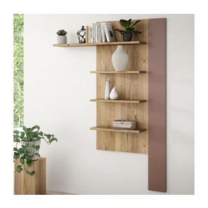 Raft de perete INAR stejar/maro imagine