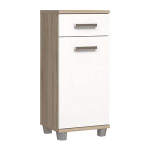 Corp de baie VENOM alb/stejar sonoma imagine