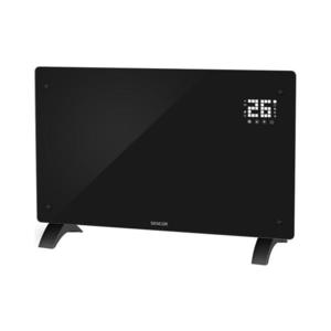 Sencor - Încălzitor electric convector inteligent 2000 W, IP24, Wi‑Fi, negru + telecomandă imagine