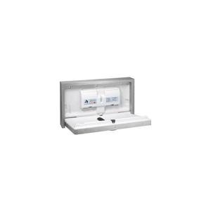 Masă pentru schimbat 90 x 52 cm, oțel inoxidabil/argintiu imagine