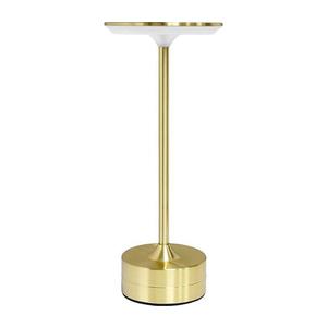 Lampă de birou LED tactilă reîncărcabilă TAVOLO, 2, 5W/5V, 2400 mAh, 3000-6000K, aurie imagine