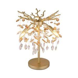 Globo 64138TG - Lampă de masă QUEENA, 3xE14/40W/230V, aurie imagine