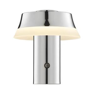 Brilliant - Lampă de masă LED tactilă, dimabilă și reîncărcabilă KINICH LED/2, 5W/5V 2700K crom lucios imagine