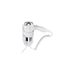 Uscător de păr cu suport 11 x 24 cm, argintiu/alb imagine