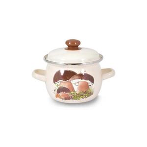 Oală cu capac TORO, 1, 5 l, cu decor de ciuperci imagine