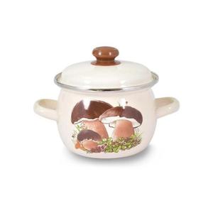 Oală TORO cu capac, 3, 5 l, model ciuperci imagine