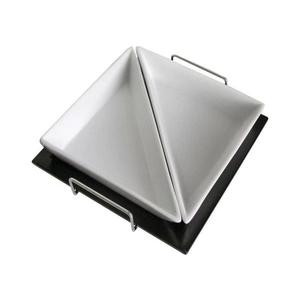 Set de boluri cu tăviță TORO, 2 buc., ceramică/lemn imagine