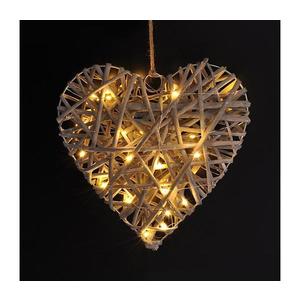 Decorațiune LED de Crăciun LED/2xAA ratan 1V245 imagine