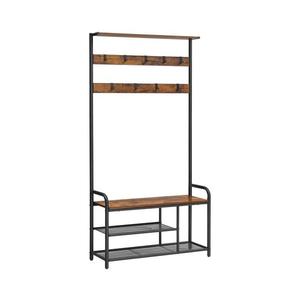 Cuier de podea NAVOR maro/negru imagine