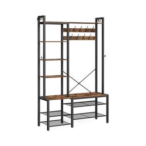 Cuier de podea NAVOR maro/negru imagine