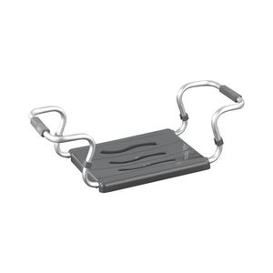 WENKO 73392500 - Scaun de siguranță pentru baie, 26x18 cm, argintiu/antracit imagine