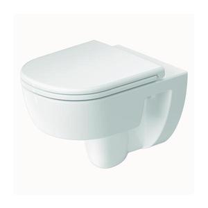 Duravit 45130900B2 - Vas WC suspendat D-CODE cu capac, ceramică, alb lucios imagine