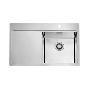 ALVEUS 1149516 - Chiuvetă de bucătărie PURE, 79 x 52, 5 cm, satin, cu cuva pe dreapta imagine