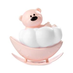 ONLI - Lampă de veghe LED reîncărcabilă pentru copii NUVOLINA, LED/2, 5W/5V, ursuleț/roz imagine