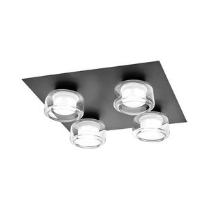 Osram -LED Plafonieră de baie ORBIS FLAME 4xLED/5, 5W/230V IP44 neagră imagine