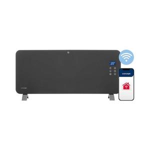 Concept KS4100 - Convector/încălzitor electric inteligent, 1000/2000 W, Wi‑Fi, IP24, gri imagine