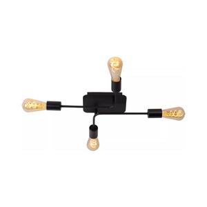 Lucide 21118/04/30 - Lustră aplicată LESTER 4xE27/40W/230V neagră imagine