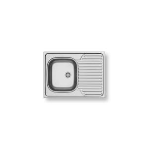 Pyramis 101041501 - Chiuvetă de bucătărie CORE 80x60 cm satinată imagine