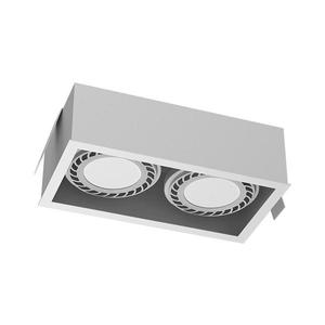Brosline 3275 - Plafonieră încastrată CAGE, 2xGU10/18W/230V, albă imagine